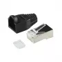 Vadu savienotājs RJ45 LogiLink MP0022 melns caurspīdīgs