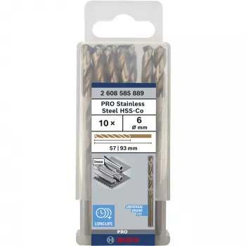 Urbju komplekts Bosch HSS Twist Drill Bits Cobalt, modelis 2608585889