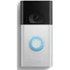 Ring Video Doorbell, niķelis, satīnēts tērauds, mājas, divvirzienu, 1920 x 1080 pikseļi