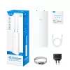 Cudy LT500 bezvadu maršrutētājs Fast Ethernet divjoslu (2.4 GHz / 5 GHz) 4G balts