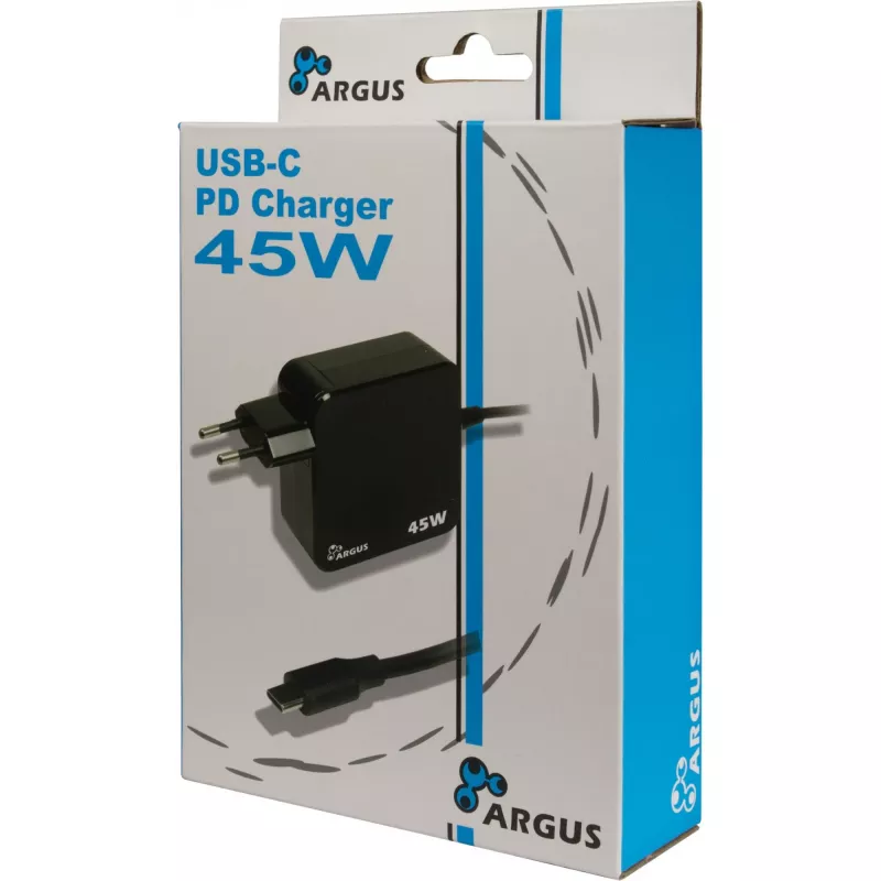 Lādētājs Inter-Tech PD-2045 Universāls Melns AC iekštelpām 20V USB-C