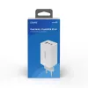 SAVIO LA-07 GaN 65W tīkla lādētājs, USB, QC4.0+, PD 3.0, Balts