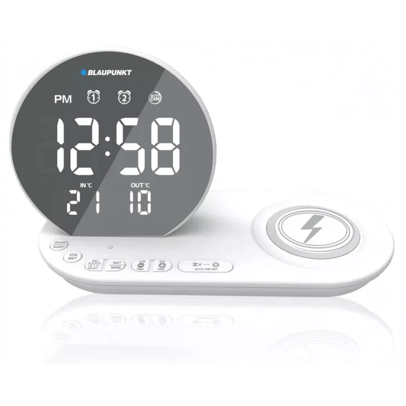 Digitālais modinātājpulkstenis Blaupunkt CR85WH CHARGE