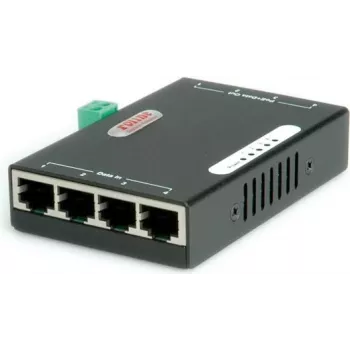 ROLINE Gigabit Ethernet PoE inžektors, 4 porti (21.13.1198)