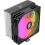 CPU dzesētājs Silentware Bora 120 mm, melns/sudrabots, modelis BORA