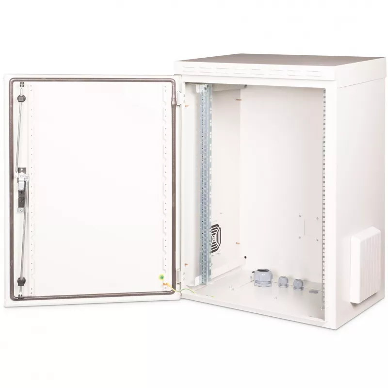 Pie sienas stiprināms statīvs Digitus DN-19 16U-I-OD IP55 Pelēks 600x450 mm