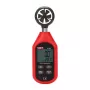 Rokas anemometrs Unit UT363 — vēja ātruma un temperatūras mērīšana, kompakts pārnēsājams mērītājs