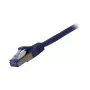 komutācijas kabelis RJ45 - CAT6A 500Mhz - 0,5m - zils - S-STP(S/FTP) - komponentu pārbaudīts (GHMT sertificēts) - AW