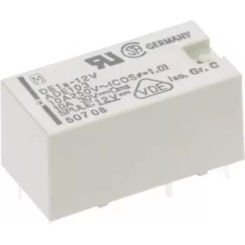 Panasonic PCB relejs 12 V līdzstrāva 10 A 1 normāli atvērts kontakts DE1A12 1 gab. (DE1A12)