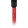SATA kabelis Sharkoon SATA 3 0,45m 7-pin Melns Sarkans
