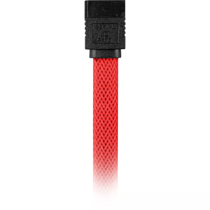 SATA kabelis Sharkoon SATA 3 0,45m 7-pin Melns Sarkans