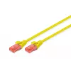 Patch vads Digitus CAT 6 U/UTP LSZH DK-1617-005/Y