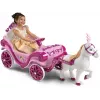 Huffy Electric Disney Princess kariete ar zirgu 6 V rozā
