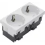 HAGER ESR2339010 Schuko ligzda 2-vietīgā Rastec 33G rw (ESR2339010)