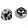 Adapteris G1/4 collas vīrišķā vītne uz 16 mm cieto cauruli BitsPower Touchaqua TA-FH16-GS, 2 gab., sudraba