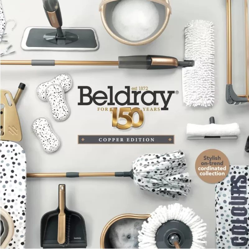 Tvaika mops Beldray LA069066GRYEU7 1500W viegls cietām grīdām, ātra tvaika tīrīšana