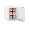 Mini ledusskapis ar LED kosmētikas spoguli Elle ESDAFX04WHEU 4 L balts
