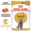 Mitrā kaķu barība Royal Canin British Shorthair Adult paciņa 85 g, mājputni, ROYAL CANIN Feline Breed Nutrition