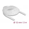 DeLOCK spirālveida šļūtene elastīga 2 m x 12 mm caurspīdīgs polietilēns -40 līdz 80 °C