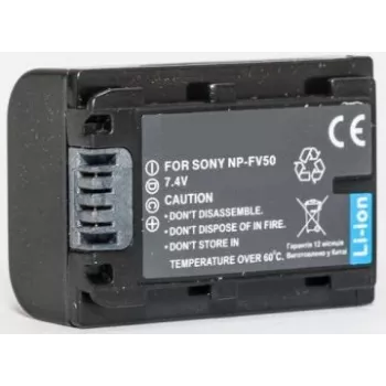 Battery extra digital NP-FV50 7.2V 2200mAh — uzlādējams kameras akumulators