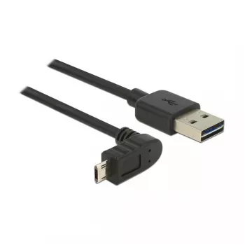 USB kabelis DeLOCK 83857 USB 2.0 3 m USB A Micro-USB B Melns