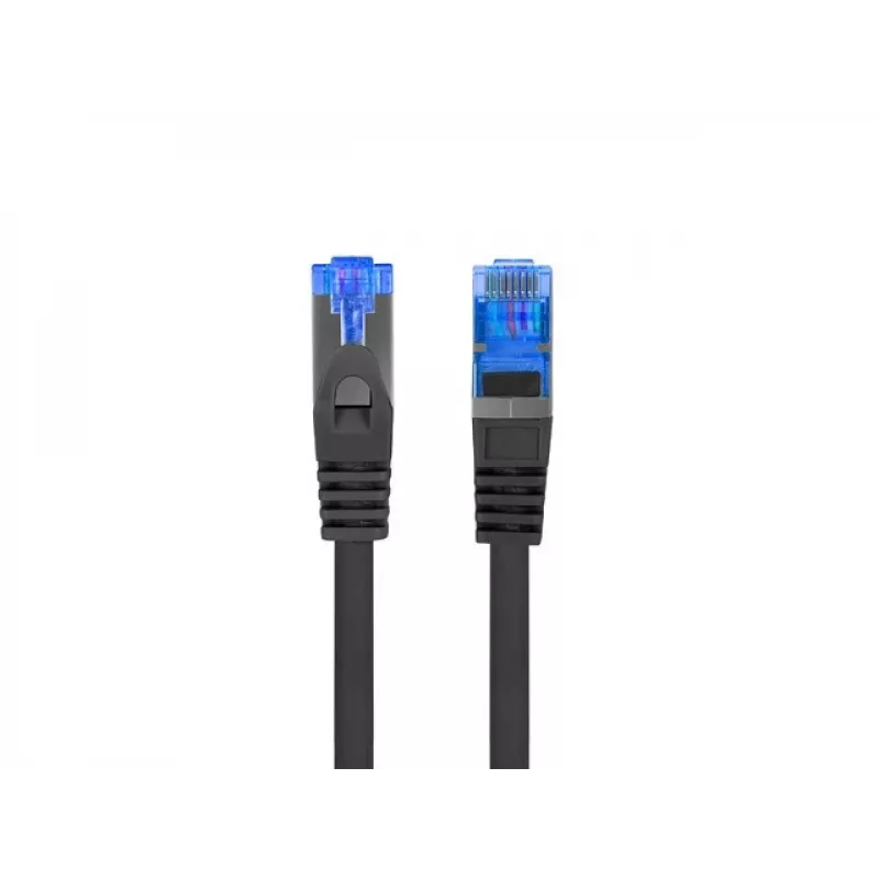 Tīkla kabelis Lanberg PCF6A-10CC-0025-BK RJ45 Cat6a 0,25m Melns