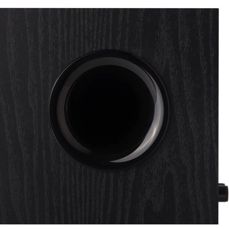 Aktīvais zemfrekvences skaļrunis Edifier T5, stereo RCA ieeja/izeja, melns, 70 W (nedaudz bojāts iepakojums)