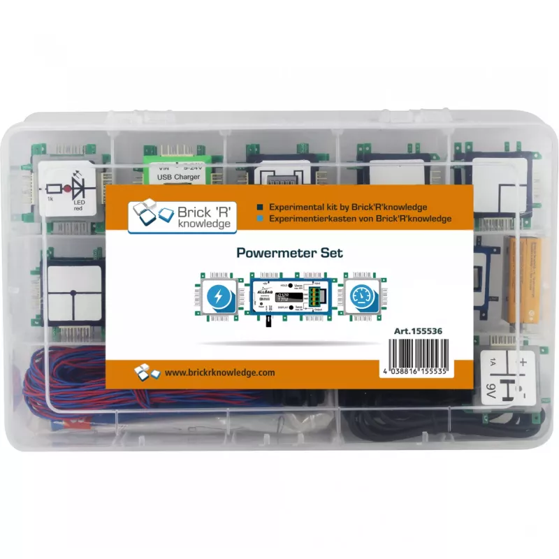 Power Meter Set ALLNET BrickRknowledge ALL-BRICK-0696 — instrukcija vācu valodā