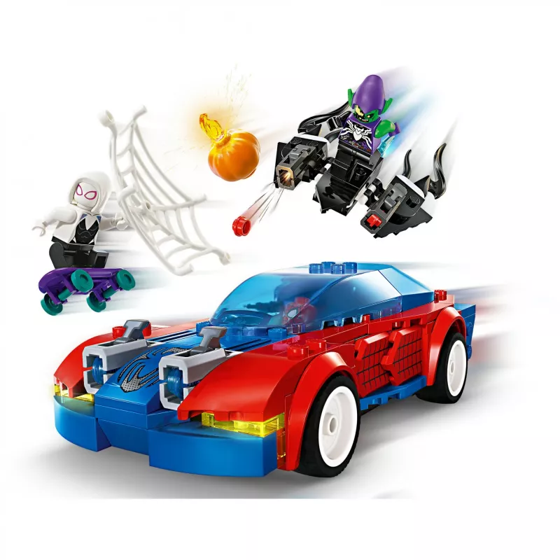 Lego Marvel 76279 Spider-Man Race Car & Venom Green Goblin Būvējams komplekts