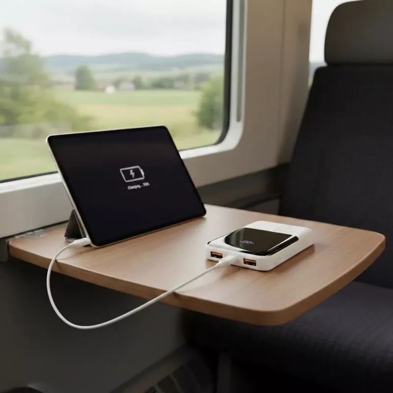 Ārējais akumulators everActive EB-10Q 10 000 mAh, 2× USB izejas, 22,5W QC4.0