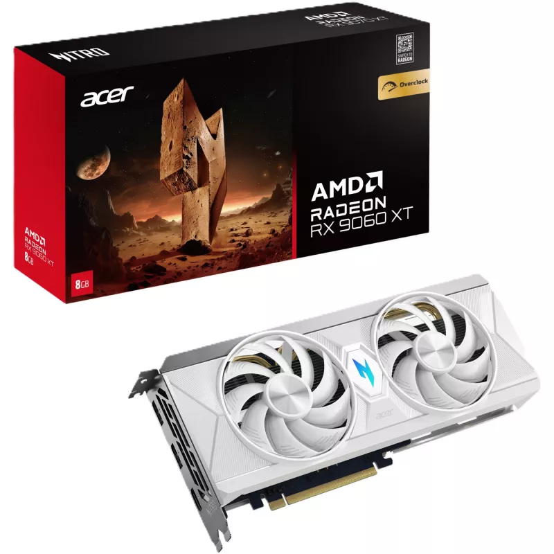 Acer Nitro Radeon RX 9060 XT OC 8GB GDDR6 grafiskā karte