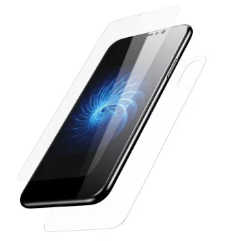 Ekranas aizsargs Devia Rūdīts stikls Entire View iPhone XS Max — Dzidrs, Iepakojumā 10 gab.