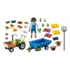 Playmobil kombaina traktors ar piekabi – lomu spēles un iztēles rotaļas vecumam no 6 līdz 9 gadiem – Fat Brain Toys