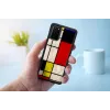 Aizsargmaciņš iKins Samsung Galaxy S20+ — melns apdrukas dizains