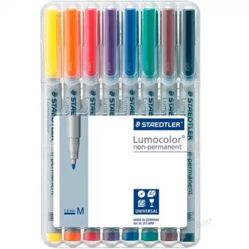 Markeru komplekts Staedtler 315 WP8 Melna Zila Brūna Zaļa Oranža Sarkana Violeta Dzeltena