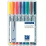 Markeru komplekts Staedtler 315 WP8 Melna Zila Brūna Zaļa Oranža Sarkana Violeta Dzeltena