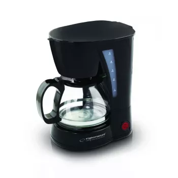 Pilienveida kafijas automāts ESPERANZA EKC006, 0,6 L ūdens tvertne, 650 W, melns, novietojams uz galda