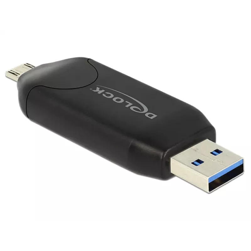 Karšu lasītājs DeLOCK 91734 USB/Micro-USB Melns
