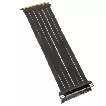 Kolink PCI Express 5.0 x16 uz x16 pagarinātāja kabelis, 180 grādu, melns - 30 cm