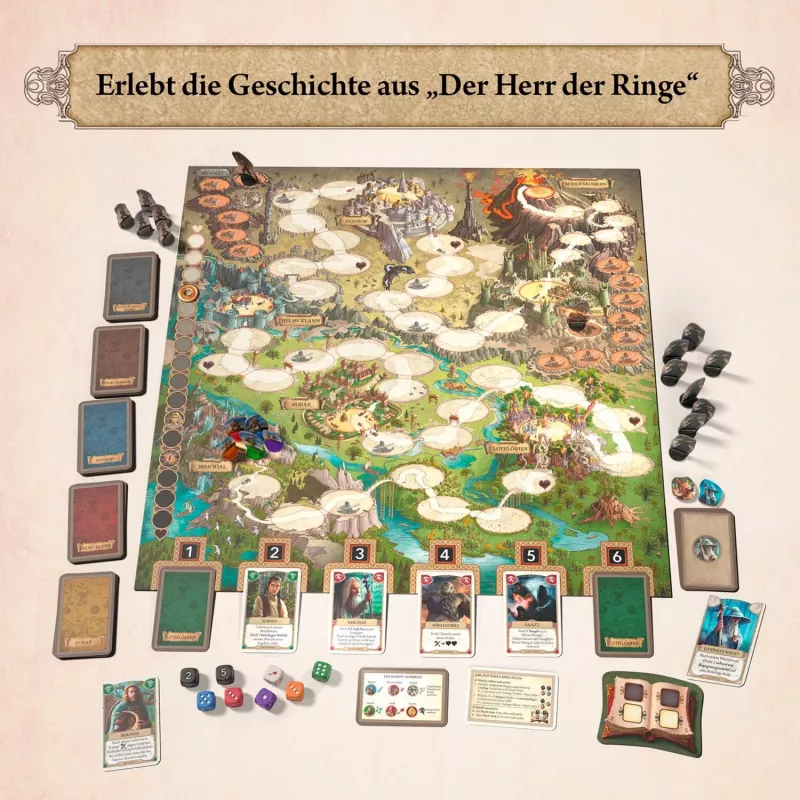 Kosmos Der Herr der Ringe - Gemeinsam zum Schicksalsberg, galda spēle