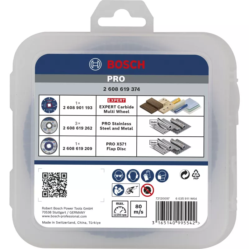 Bosch 2 608 619 374 leņķa slīpmašīnas piederums Griešanas disks