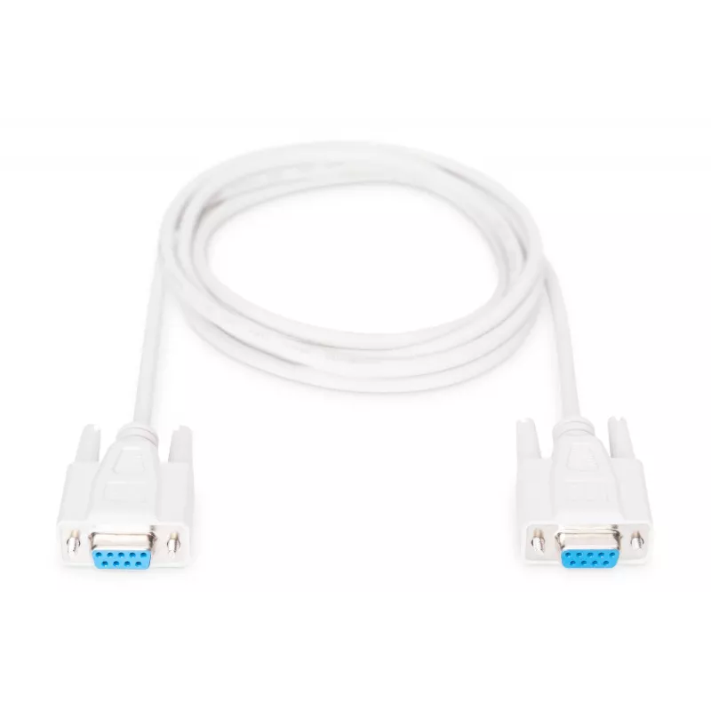 Digitus seriālais savienojuma kabelis [1x D-SUB ligzda 9 kont. - 1x D-SUB ligzda 9 kont.] 2,00 m bēšs (AK-610106-020-E)
