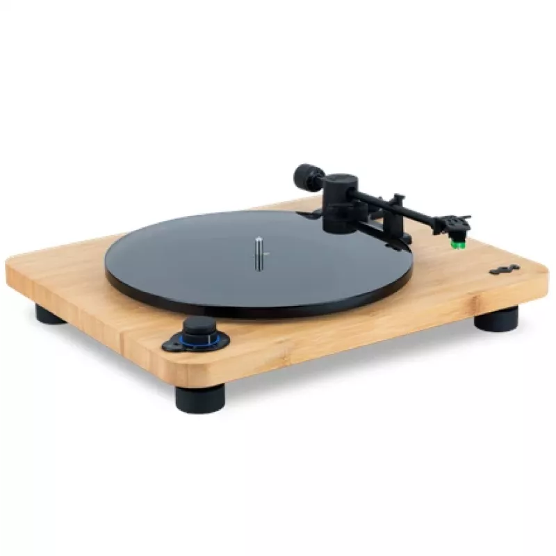 The House Of Marley EM-JT010-SB audio atskaņotājs ar siksnas piedziņu Melns, Koks