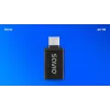 Savio AK-80 Video kabeļa adapteris 0m USB Type-A USB Type-C Melns
