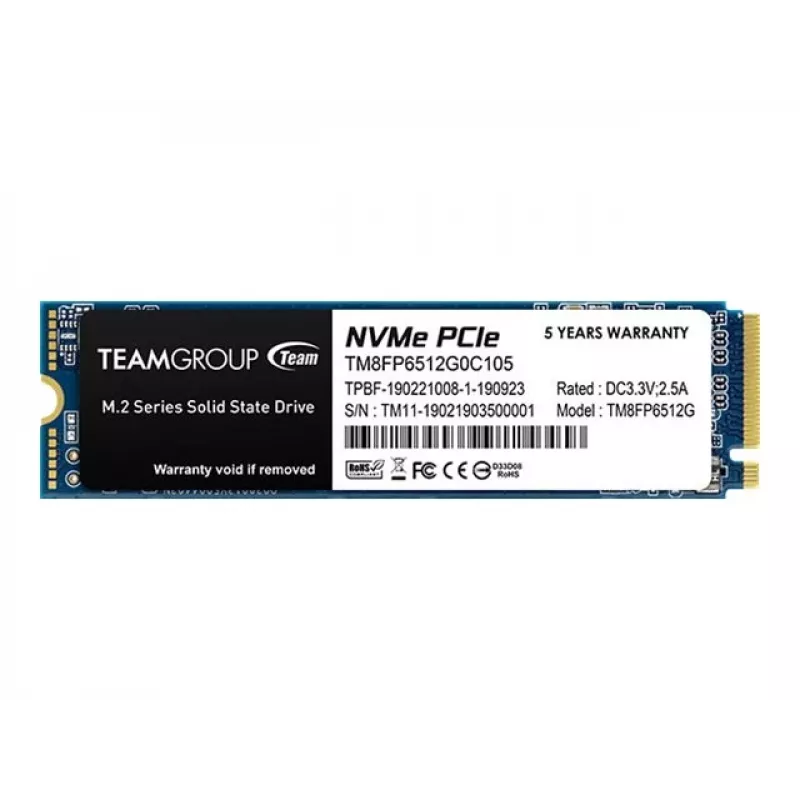 SSD disks Team Group 512 GB M.2 PCI Express 3.0 NVMe MP33