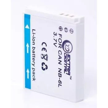 Uzlādējama baterija Extra Digital NB-6L 3.7V 1200mAh saderīgām Canon ierīcēm