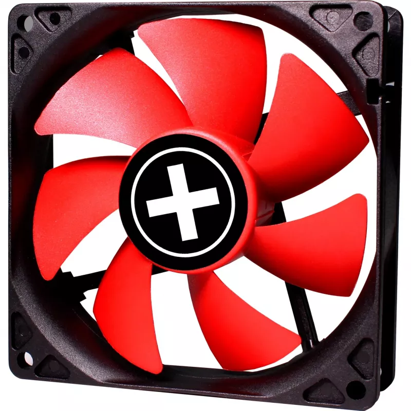 Xilence XF041 92 mm sarkans korpusa ventilators PWM