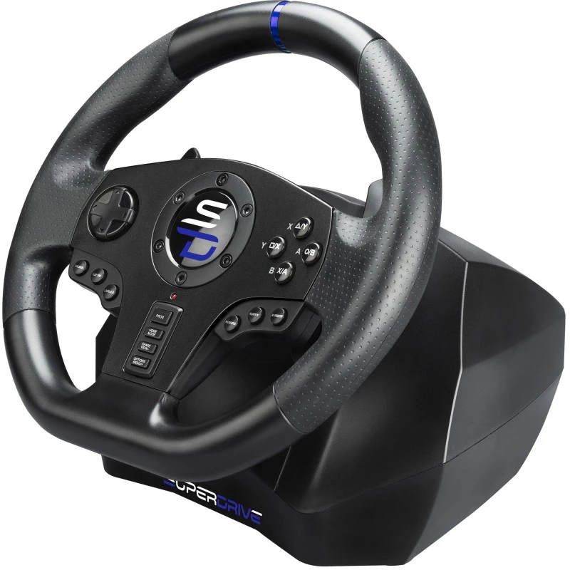 Stūre + pedāļi Subsonic SV750 melna 270° rotācija USB