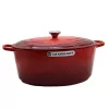 Le Creuset Signature ovāls cepešpanna ķiršu krāsā 40 cm
