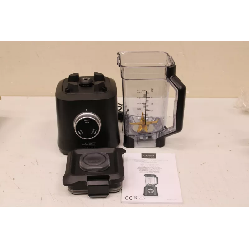 IZPĀRDOŠANA. Caso B 2000 Power Blender, jauda 2000 W, melns | Caso Power Blender | B 2000 | Galda | 2000 W | Trauka materiāls Tritan | Trauka tilpums 2 L | Ledus drupināšana | Melns | BOJĀTS